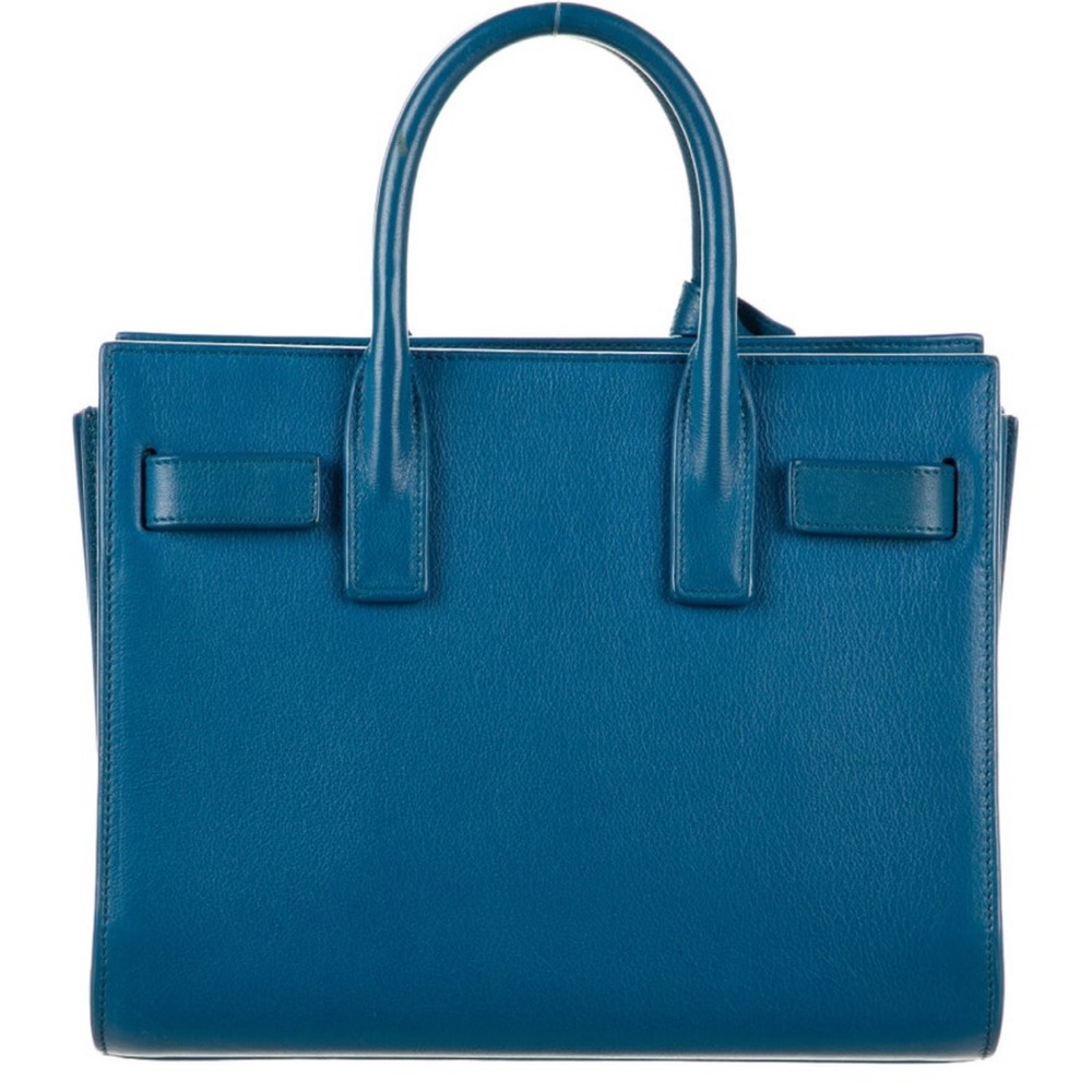Authentic Saint Laurent Nano Sac Du Jour Purse - Blue - Picture 4 of 8